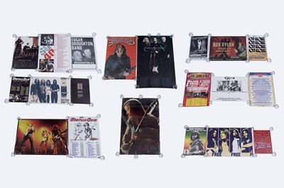 Lot 472 - A selection of music interest posters