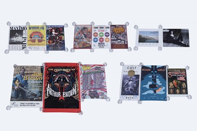 Lot 473 - A selection of signed music interest posters