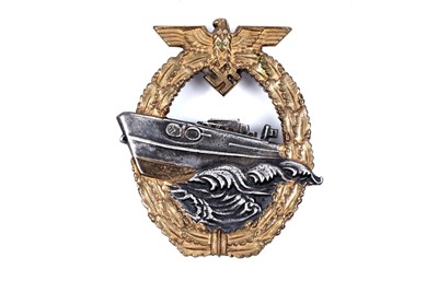 Lot 824 - A German Second World War Kriegsmarine E-Boat War badge