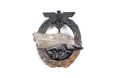 Lot 825 - A German Second World War Kriegsmarine E-Boat War badge