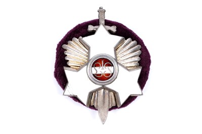 Lot 698 - Latvian Badge of the 1th Liepaja Infantry Regiment