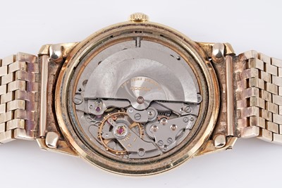 Lot 263 - A Nivada Automatic gold cased wristwatch