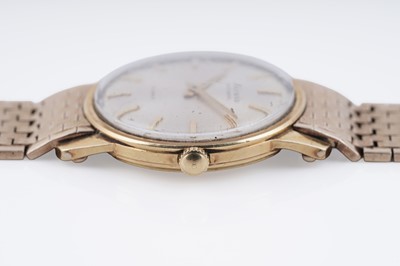 Lot 263 - A Nivada Automatic gold cased wristwatch