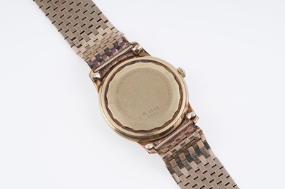 Lot 263 - A Nivada Automatic gold cased wristwatch