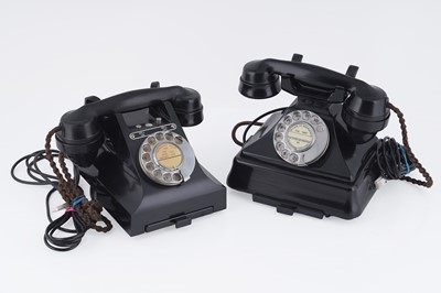Lot 780 - Two Bakelite GPO telephones