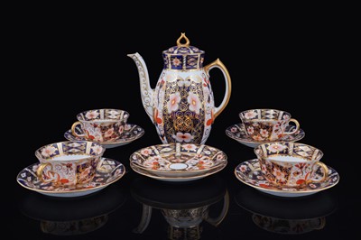 Lot 265 - Royal Crown Derby: a part ‘2451 Imari’ pattern tea service