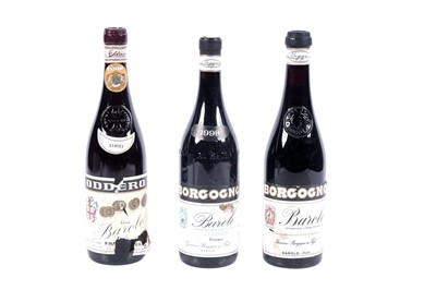 Lot 1033 - Three bottles of Barolo