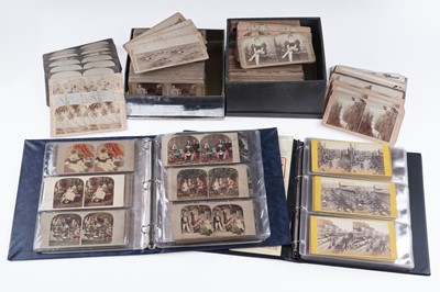 Lot 714 - A collection of Stereoscopic cards
