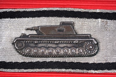 Lot 838 - German Second World War special badge for single-handed destruction of an enemy tank