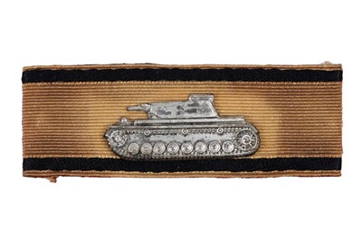 Lot 839 - A German Second World War special badge for single-handed destruction of five enemy tanks
