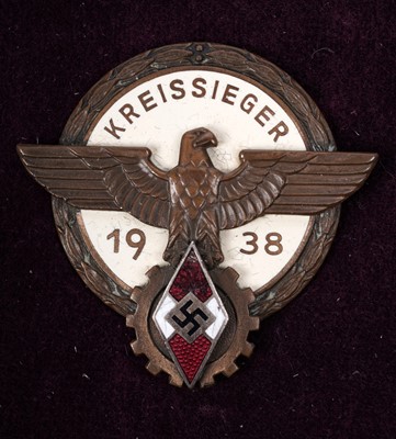 Lot 842 - German Third Reich period medal badge for the 1938 National Trade Competition