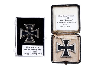 Lot 1063 - Two German Iron Crosses