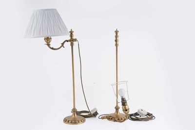 Lot 191 - A pair of Victorian Ormolu table lamps