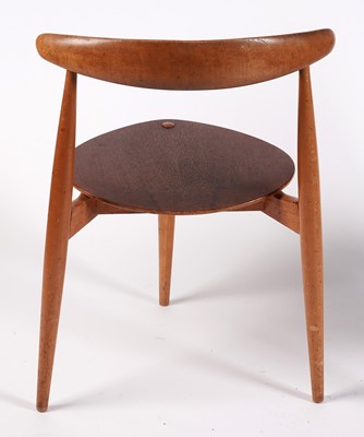 Lot 5 - Hans Wegner for Fritz Hansen: a circular teak and beech dining table and chairs