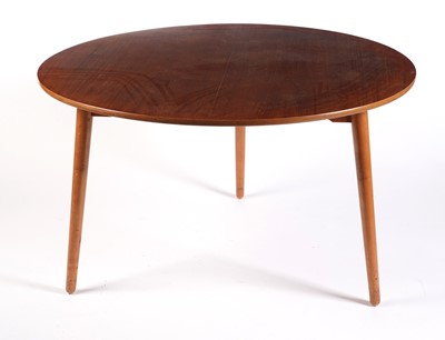 Lot 5 - Hans Wegner for Fritz Hansen: a circular teak and beech dining table and chairs