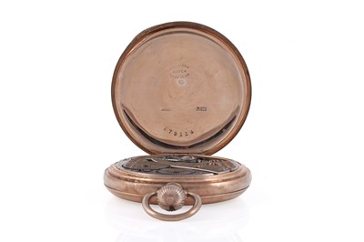 Lot 264 - A Waltham 9ct gold cased hunter pocket watch