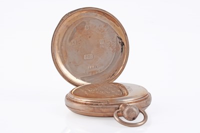 Lot 264 - A Waltham 9ct gold cased hunter pocket watch
