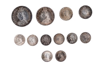 Lot 358 - Queen Victoria silver milled coinage