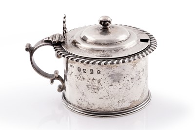 Lot 452 - A George IV Scottish silver mustard pot