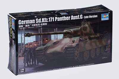 Lot 629 - A boxed Trumpeter 1:16 scale model kit ‘German Sd.Kfz. 171 Panther Ausf.G’