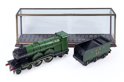 Lot 622 - A partially scratch built 2 ½” gauge model 4-4-2 steam locomotive LNER 251 and tender