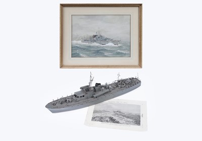 Lot 615 - A scratch-built scale model of a Fairmile B class Motor Launch ML 197