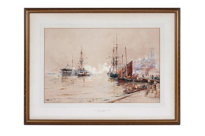 Lot 1646 - Thomas Bush Hardy - The Tyne at North Shields | watercolour