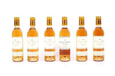 Lot 1009 - Six half bottles of dessert wine