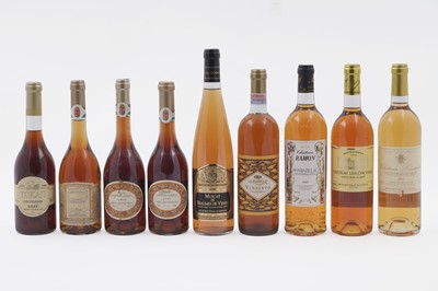 Lot 801 - Mixed bottles of dessert wine