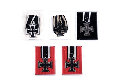 Lot 1083 - Five German First World War Iron Crosses 1914