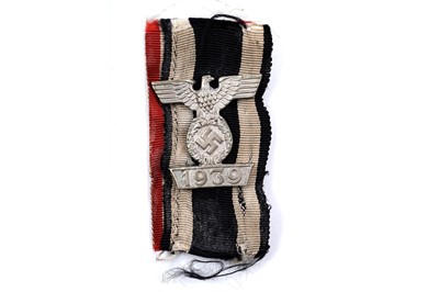 Lot 1102 - A German Second World War clasp to the Iron Cross 2nd Class 1939