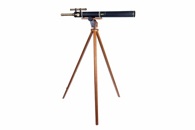 Lot 376 - A ‘Super Astroscope’ telescope; and a hardwood tripod