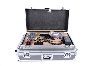 Lot 134 - A Pedaltrain flight case with pedalboard and other accessories
