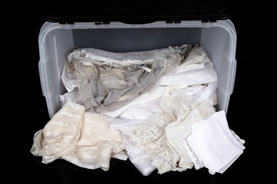 Lot 671 - A collection of 19th Century lace, including modesty panels, bodices, and lace sections