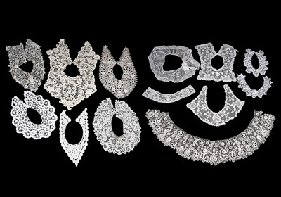 Lot 673 - A collection of 19th Century lace collars
