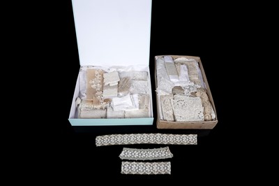 Lot 677 - A collection of lace dress trimmings