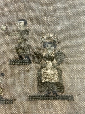 Lot 665 - A William IV 'Horbury Infant School' sampler | 1832