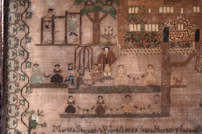 Lot 665 - A William IV 'Horbury Infant School' sampler | 1832