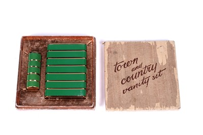 Lot 689 - A late 1930s Helena Rubinstein "Town and Country Vanity Set"