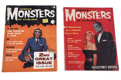 Lot 595 - Famous Monsters of Filmland Magazine, No’s. 1 and 2