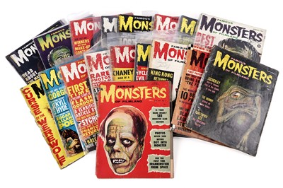 Lot 596 - Famous Monsters of Filmland Magazine No’s. 3-20