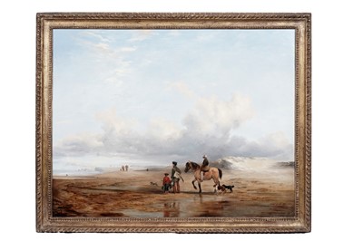 Lot Frederick Richard Lee - A Distant View of Dunbar Castle | oil