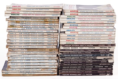 Lot 550 - New Worlds science fiction and analogue science fiction magazines