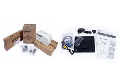 Lot 465 - A surround sound speaker system by Energy; and an Onkyo ND-SD-S1 iPhone/iPod