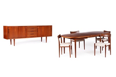 Lot 1 - Nils Jonsson for Troeds: a teak dining room suite