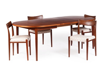 Lot 1 - Nils Jonsson for Troeds: a teak dining room suite