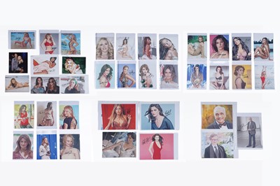 Lot 516 - A selection of signed photographs of celebrities