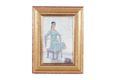 Lot 15 - George Sherwood Hunter - Salome with the head of John the Baptist | oil