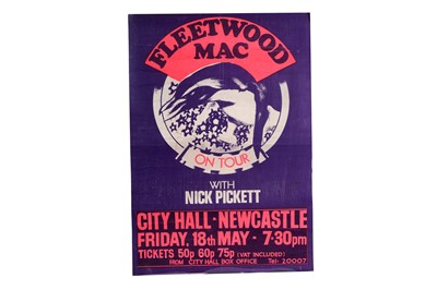 Lot 222 - Fleetwood Mac Poster Newcastle City Hall