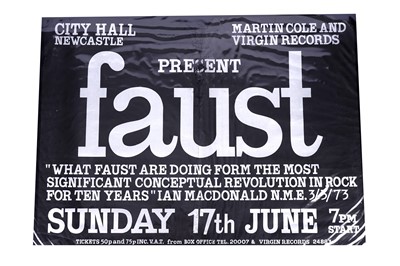 Lot 503 - A 1970's Faust concert poster
